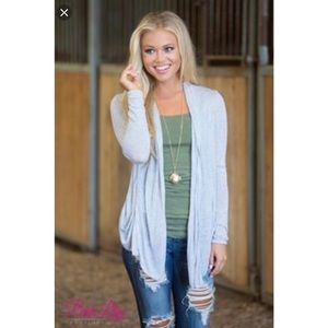 NEW Ambiance Light Gray Cardigan